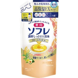 薬用ソフレ濃厚しっとり入浴液リッチミルク詰替