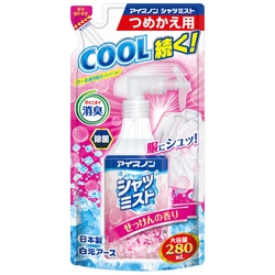 アイスノン　シャツミスト　せっけん　詰替２８０ｍｌ