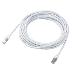 ＬＡＮケーブル　ＣＡＴ７　７ｍ　メッシュ　ホワイト