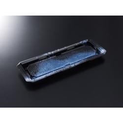 中央化学 寿司容器 HS澄板30-11 天目B-BK 本体