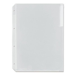 クリアーホルダー　４穴　Ａ４縦　見出紙付