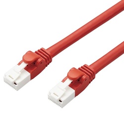ＣＡＴ６ＡＬＡＮケーブル／５ｍ／ヨリ線／レッド