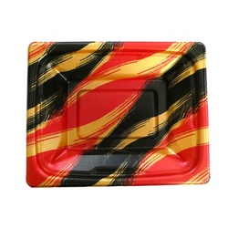 どんぶり容器 MFP角盛重 19-15 本体 はけ嵐赤 エフピコ