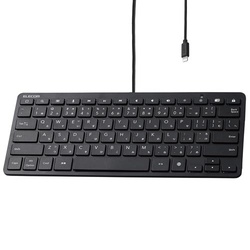 Ｌｉｇｈｔｎｉｎｇキーボード　有線　ブラック
