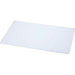 業務用スレン染め　バスマット　ホワイト　１枚