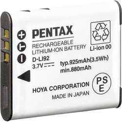 ペンタックスデジタルカメラ用バッテリーＤ−ＬＩ９２