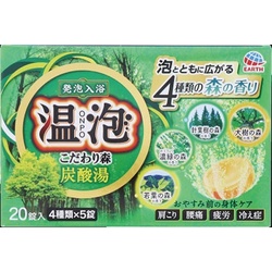 温泡ＯＮＰＯこだわり森炭酸湯２０錠