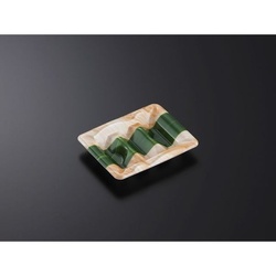 中央化学 寿司容器 豊味巻 3段 笹木肌 本体