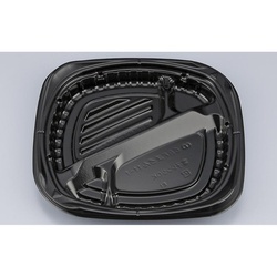 シーピー化成 弁当容器 CBFまろん11-1 黒 本体