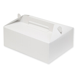 SWAN 箱 手提ケーキ箱 特大 8〜9個用 25枚/袋