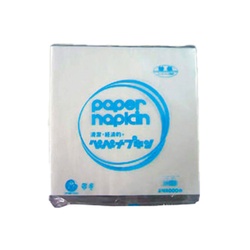 紙ナプキン 8つ折り 白 平判波型 10インチ（254mm）角 大黒工業