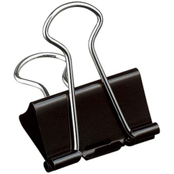 ダブルクリップ＜Ｓｃｅｌ−ｂｏ＞黒　大