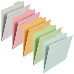 個別フォルダーＡ４横　アソート５色１０冊パック×３
