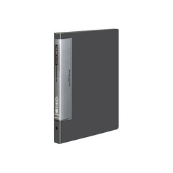 クリヤーブック替紙式濃灰Ａ４縦背幅２７ｍｍ