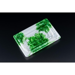 リスパック 惣菜容器 バイオカップ 優枠 17-11B モダンレタス 本体