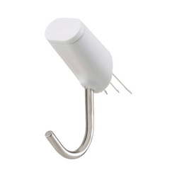 穴の目立たないピンフック　ホワイト