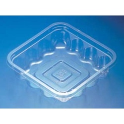 透明カップ バイオ 125角230 BS 水切り リスパック