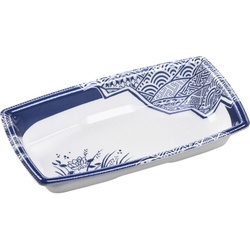 鮮魚トレー 角盛鉢18-10(30) 本体 和陶青 エフピコ