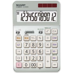 電卓　抗菌実務セミデスク　ＣＳ−Ｓ９５２ＣＸ　３台
