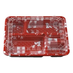 弁当容器 CY-2-2 ゆたか赤セット(OPS) エフピコチューパ