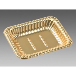 エフピコ オードブル容器 ティアラ角皿17-14 本体 金