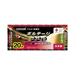 アルカリ乾電池　ボルテージ　単４　２０本入