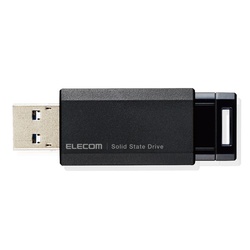 ＳＳＤ　外付け　１ＴＢ　小型　ノック式　ブラック