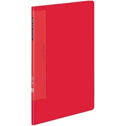 クリヤーブックＷＣ　固定式Ａ４縦１０Ｐ赤１０冊