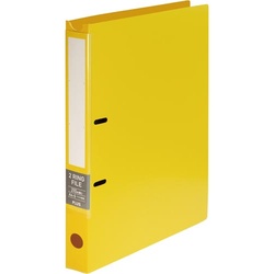 ２リングファイル　ワイド表紙　Ａ４縦　イエロー