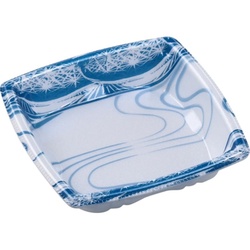 鮮魚トレー 角盛鉢11-11(25) 本体 水紋青 エフピコ