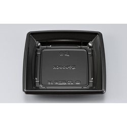 シーピー化成 どんぶり容器 エコ際立丼35 黒 本体