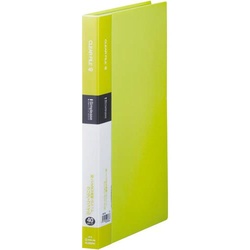 シンプリーズクリアーＦ固定式Ａ４縦４０Ｐ黄緑８冊