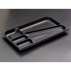 リスパック 饗膳 150 中皿1 黒