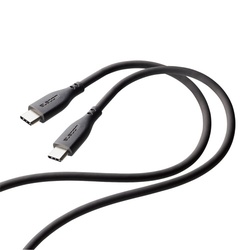 タイプＣケーブル　Ｃ−Ｃ　　２ｍ　ＰＤ　グレー