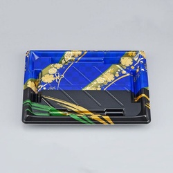 シーピー化成 寿司容器 SF美角24 丹心青 本体