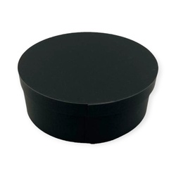 弁当容器 140φ×50H ブラック(ケーキ用) 山田曲物