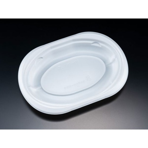 リスパック 軽食容器 バイオデリカ サラエル D24B 白 本体