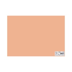 カラー工作紙　Ａ３　うすだいだい　１０枚