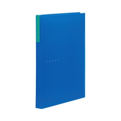 クリアーファイルタフル（透明）　Ａ４縦２０Ｐ青×５