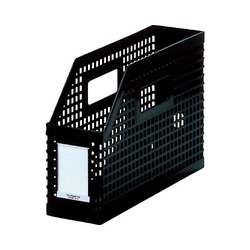 シスボックス（Ａ４横型）　収容幅８０ミリ　黒