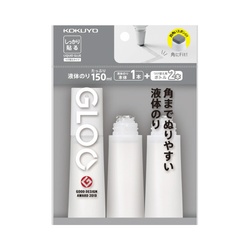 グルー液体のり　しっかり貼る　本体＋つけ替え用