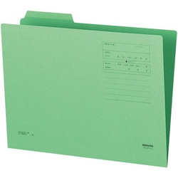 １／３カットフォルダーカラー第１見出しＡ４緑１０枚