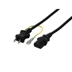 電源ケーブル　ソケット　メス⇔プラグ　オス　２ｍ