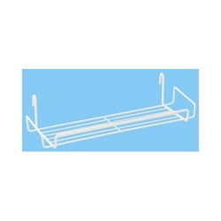 メッシパネル用　線材棚　白