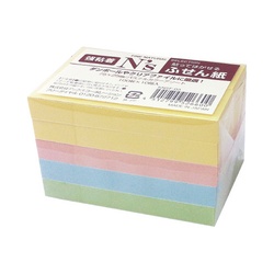 Ｎ’ｓ強粘着ふせん　７５×２５　パステル　１０冊入