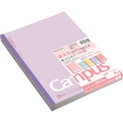 限定キャンパス＜くすみパステル＞Ａ罫　２０冊入
