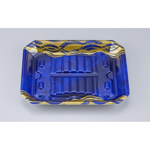 鮮魚トレー 匠筏25-19-26A 静波紺 シーピー化成