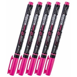 蛍光マーカー　蛍コート８０　桃　５本パック