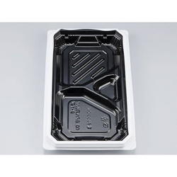 シーピー化成 弁当容器 BFNアルバ9-1平 BW 本体 発泡