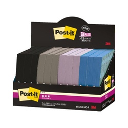 強粘着マルチカラー９　７５×７５　４色　１２冊